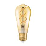 Ledvance Vintage 1906 LED E27 Birne Gold 4W 300lm - 820 Extra Warmweiß | Dimmbar - Ersatz für 25W
