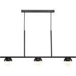 Nordlux Contina Pendelleuchte Metall 3-Spot Schwarz | Geeignet für 3x G9
