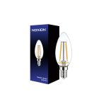 Noxion Lucent LED E14 Kerze Fadenlampe Klar 2.5W 250lm - 827 Extra Warmweiß | Ersatz für 25W