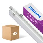 Mehrfachpackung 4x Philips LED Feuchtraumleuchte Ledinaire WT065C 30/53W 4100/6800lm - 840 Kaltweiß | 150cm
