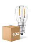 Mehrfachpackung 10x Ledvance Special LED E14 Röhre one-handed Fadenlampe Klar 1.3W 110lm - 827 Extra Warmweiß | Ersatz Für 12W