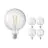 Mehrfachpackung 5x Calex Smart Globe G125 E27 7,5W 1055lm 1800-3000K CCT Fadenlampe | Tuya Wi-Fi
