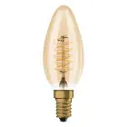 Ledvance Vintage 1906 LED E14 Kerze Gold 3.4W 250lm - 822 Extra Warmweiß | Dimmbar - Ersatz für 25W
