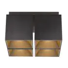 Nordlux Spot Ethan 4x GU10 Schwarz - Aluminum | Max. 200W