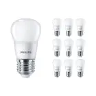 Mehrfachpackung 10x Philips Corepro LED Lustre E27 Kugel Matt 2.8W 250lm - 827 Extra Warmweiß | Ersatz für 25W